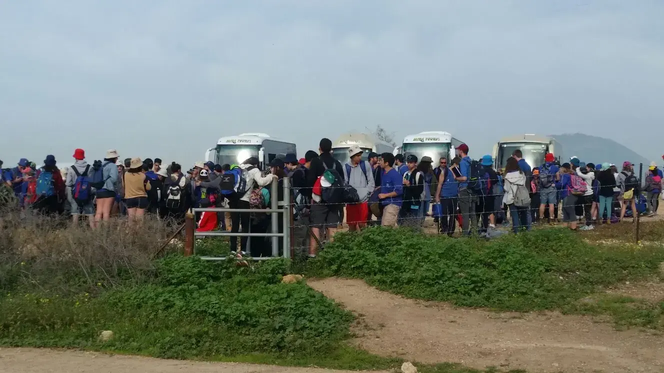 מטיילים בצפון למרות ההסלמה, 10 בפברואר 2018 מטיילים בצפון למרות ההסלמה, 10 בפברואר 2018