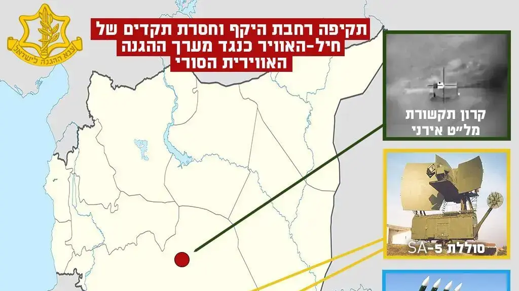 מפת תקיפות צה"ל בסוריה מפת תקיפות צה"ל בסוריה