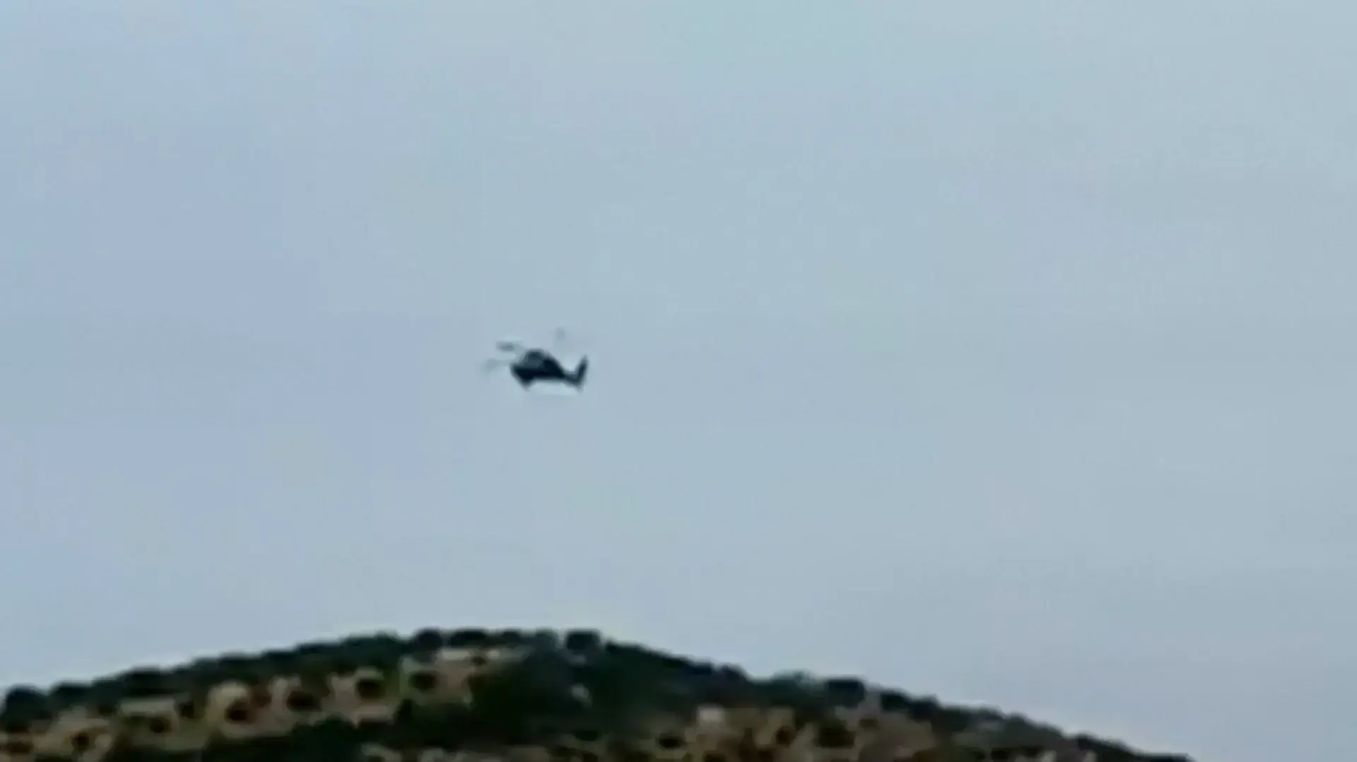 יירוט מהקרקע- תיעוד: מסוק של הצבא הטורקי הופל ע"י לוחמים כורדים באזור עפרין שבצפון סוריה