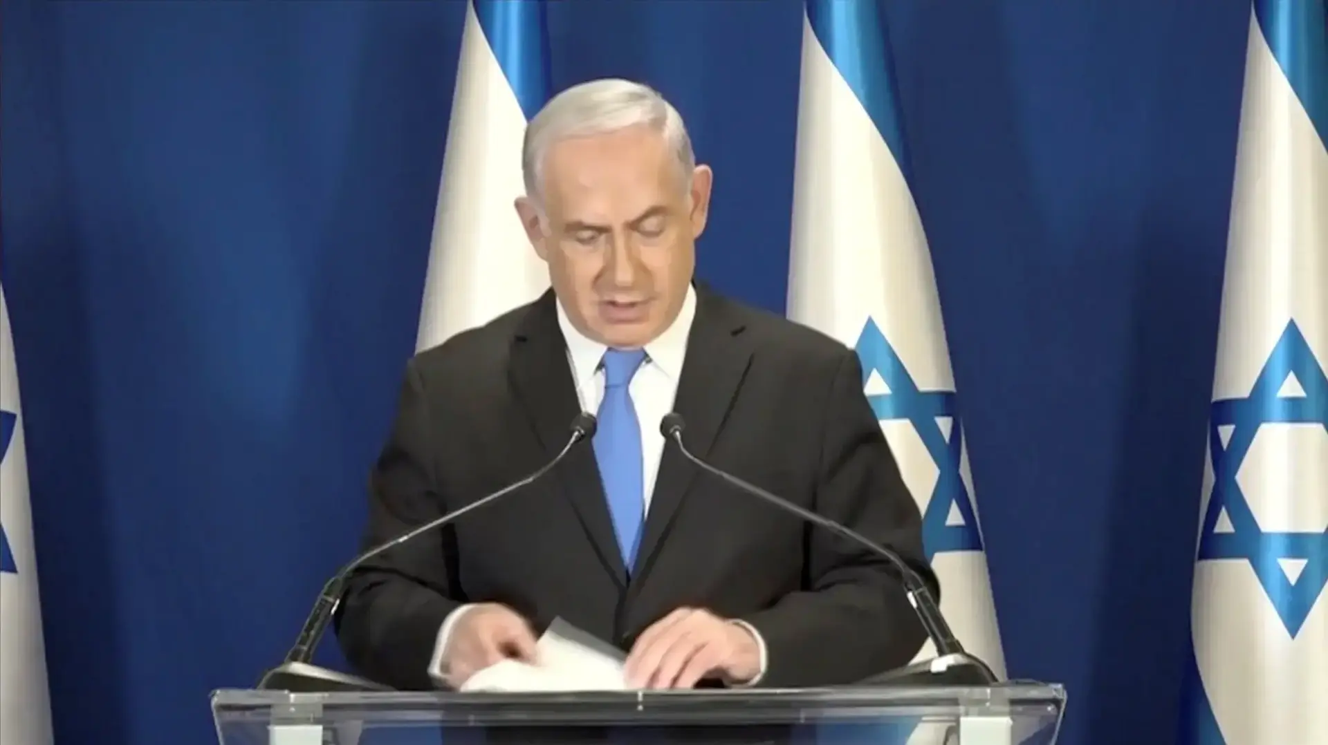 הצהרת נתניהו על המלצות המשטרה הצהרת נתניהו על המלצות המשטרה