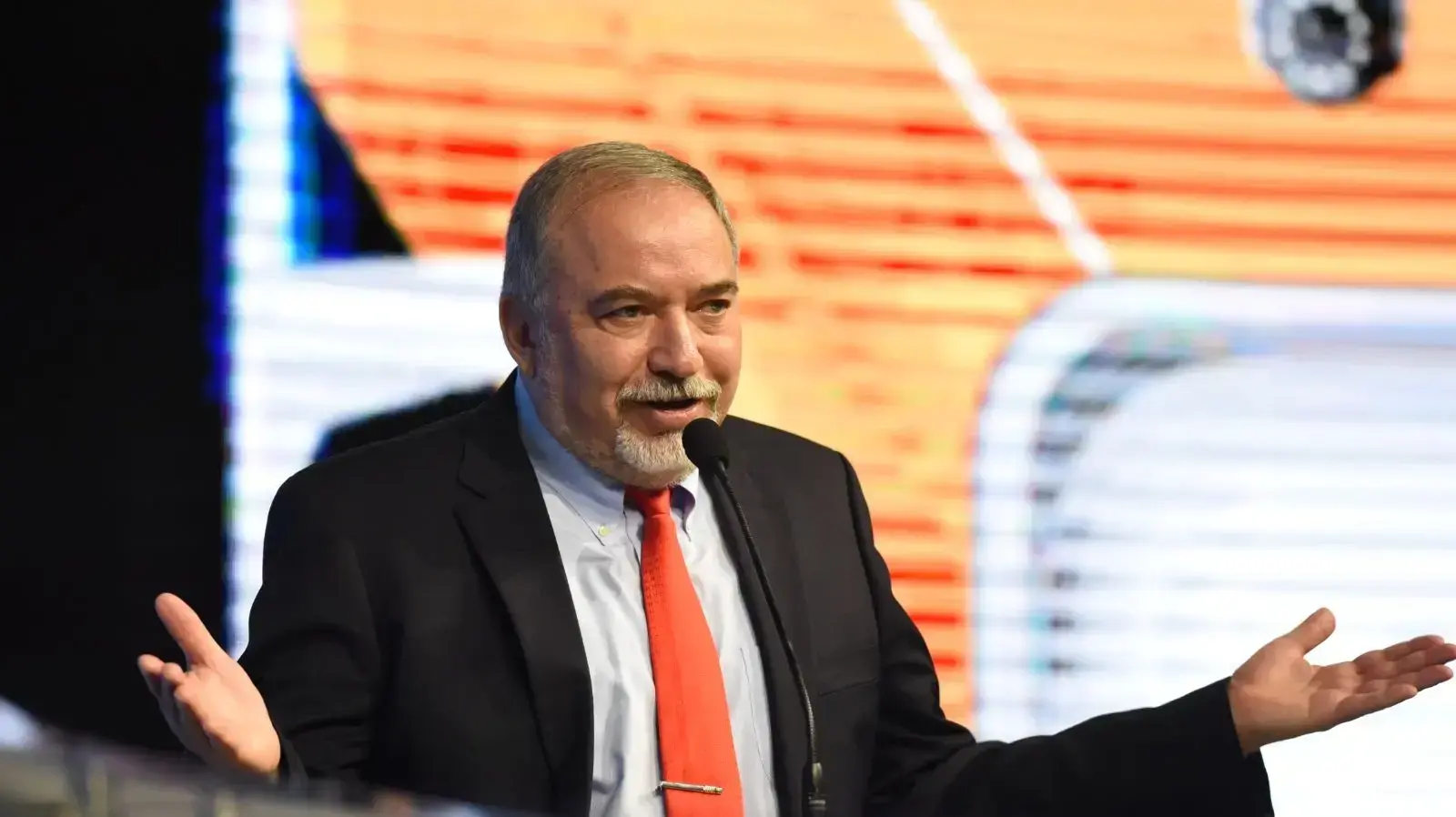 אביגדור ליברמן, ועידת השלטון המקומי וכנס מוני אקספו 2018, ביתן 2, גני התערוכה, תל אביב, 14 בפברואר 2018 אביגדור ליברמן, ועידת השלטון המקומי וכנס מוני אקספו 2018, ביתן 2, גני התערוכה, תל אביב, 14 בפברואר 2018