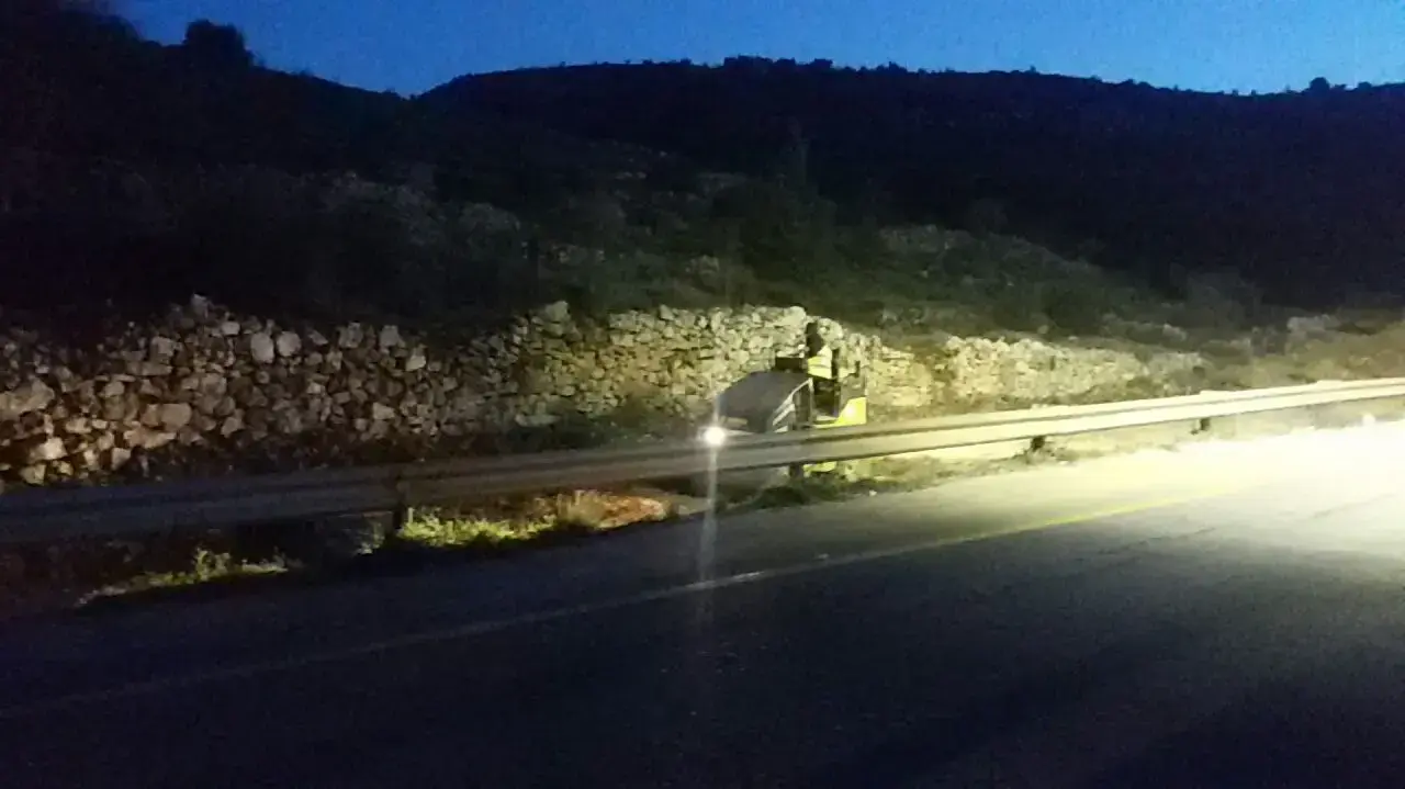 עבודות להזזת מחסום עין יעל, 15 בפברואר 2018