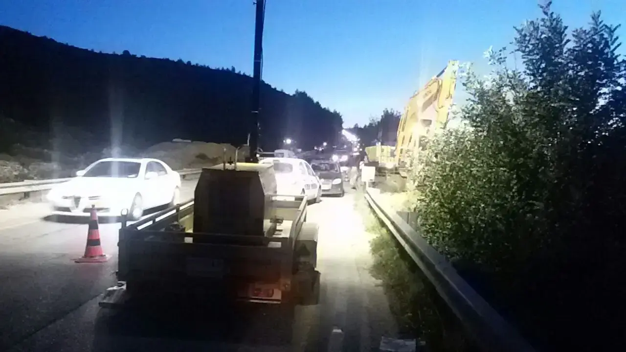 עבודות להזזת מחסום עין יעל, 15 בפברואר 2018 עבודות להזזת מחסום עין יעל, 15 בפברואר 2018