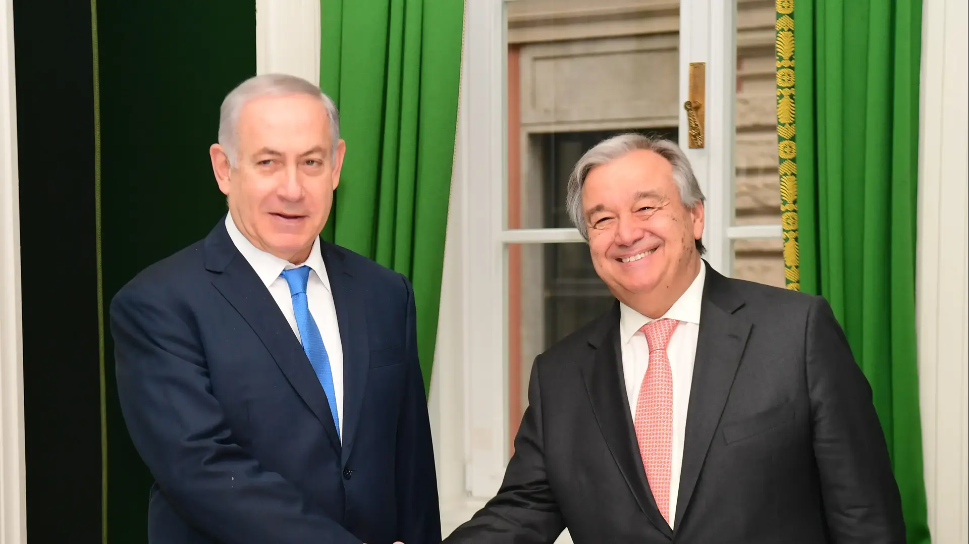ראש הממשלה בנימין נתניהו נפגש עם מזכ''ל האו''ם אנטוניו גוטרש בוועידת מינכן לביטחון ראש הממשלה בנימין נתניהו נפגש עם מזכ''ל האו''ם אנטוניו גוטרש בוועידת מינכן לביטחון