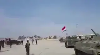 תיעוד: כוחות הנאמנים למשטרו של בשאר אסד החלו להיכנס למחוז עפרין שבשליטת הכורדים בצפון סוריה