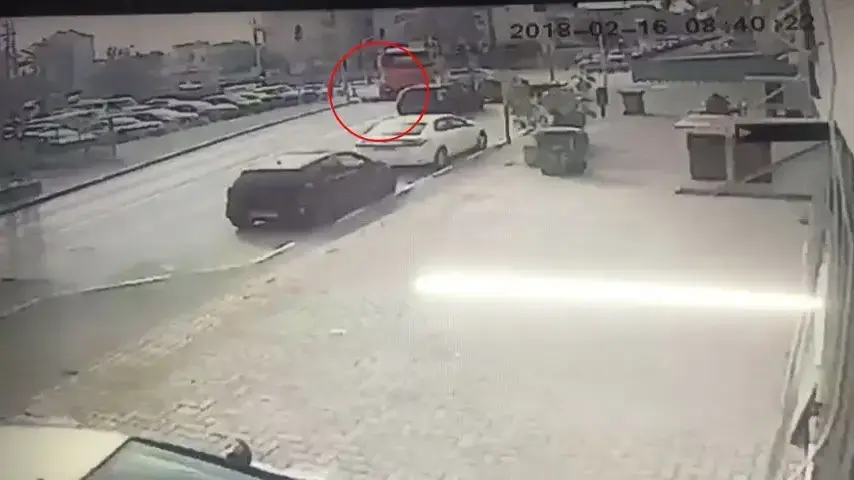 זירת האירוע - מערבל בטון אשר דרס אישה למוות בחדרה 16 בפברואר 2018