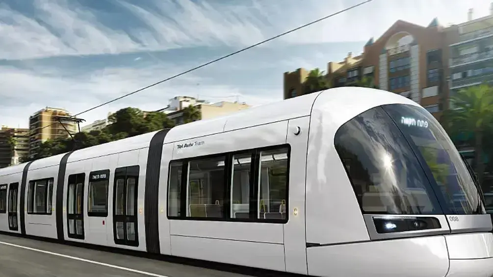 הדמיה - קו הרכבת הקלה שיעבור בגבעת שמואל הדמיה - קו הרכבת הקלה שיעבור בגבעת שמואל