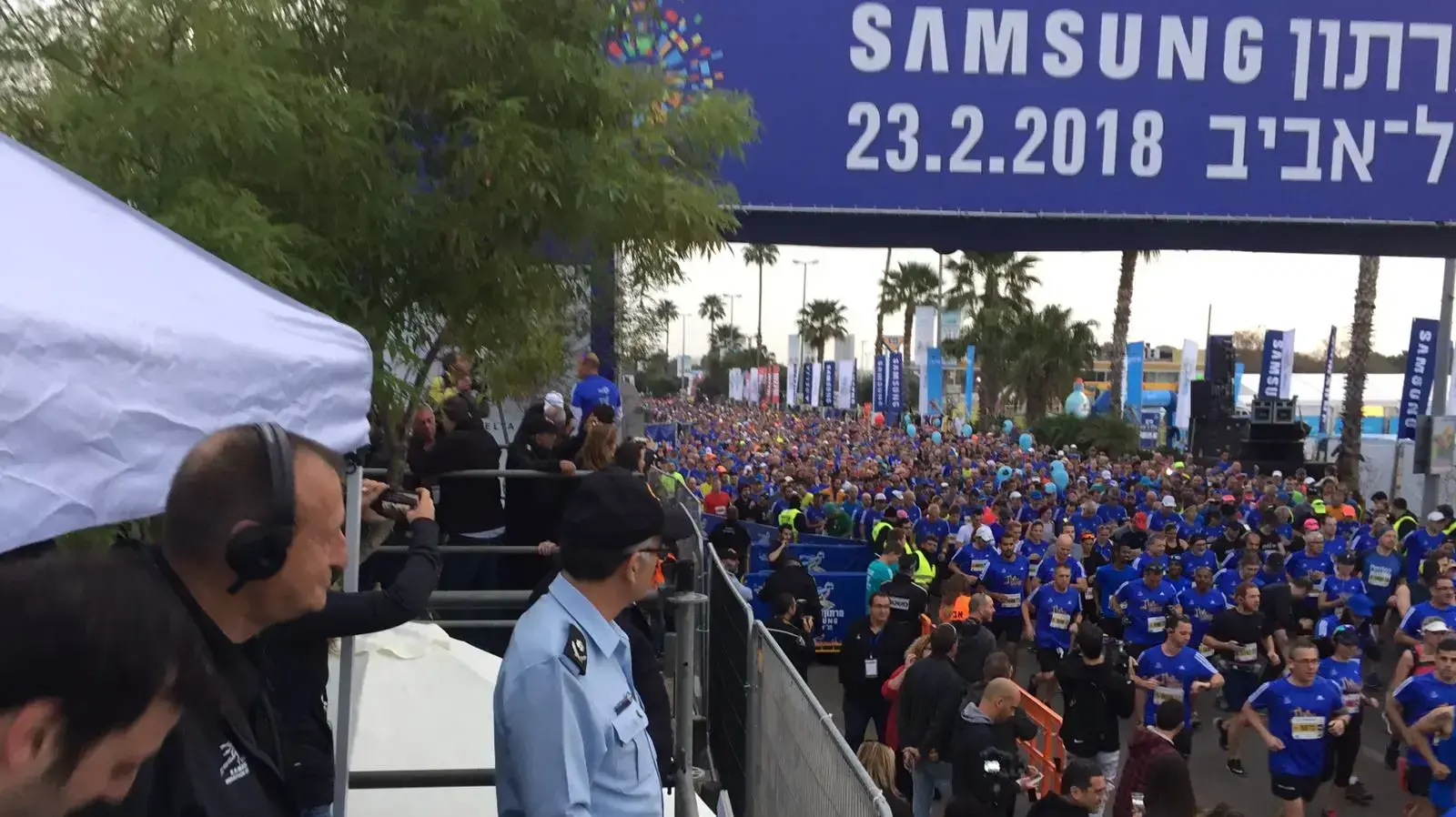 הזנקת מרתון תל אביב, 23 בפברואר 2018 הזנקת מרתון תל אביב, 23 בפברואר 2018