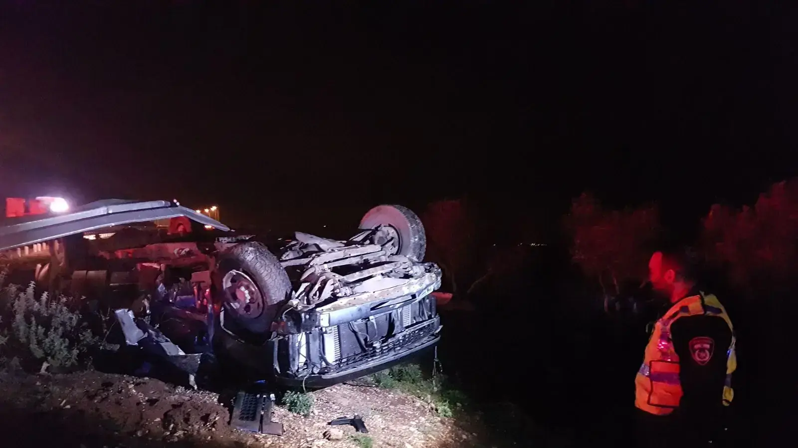 הרב שהתהפך בתאונת הדרכים סמוך למסד
