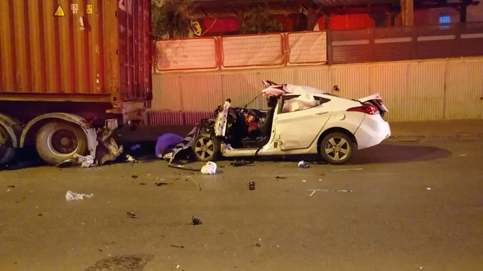 תאונה ברחוב מוטה גור, באר שבע, 27 בפברואר 2018 תאונה ברחוב מוטה גור, באר שבע, 27 בפברואר 2018