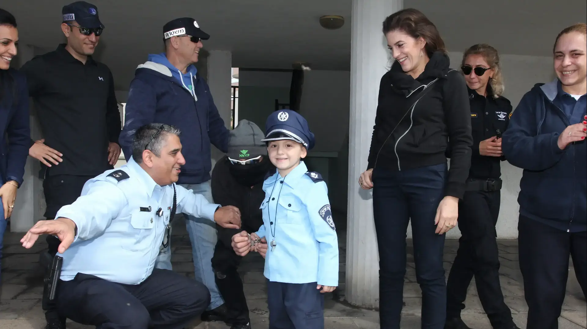 הגשמת חלום לאלייה בן ה-5 החולה בסרטן להיות שוטר תנועה, 27 בפברואר 2018