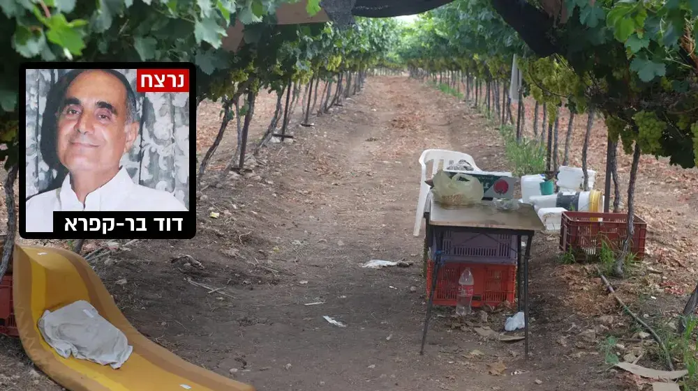 ראשית רצח דוד בר-קפרא כרם מושב פדיה