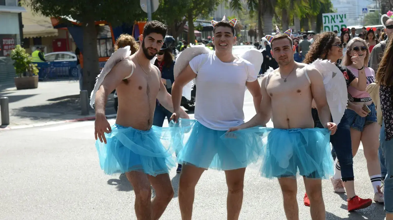 חוגגים במסיבת פורים, תל אביב, 2 במרץ 2018 חוגגים במסיבת פורים, תל אביב, 2 במרץ 2018