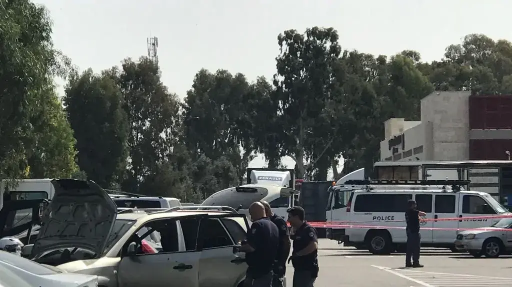 זירת פיגוע דריסה בעכו זירת פיגוע דריסה בעכו