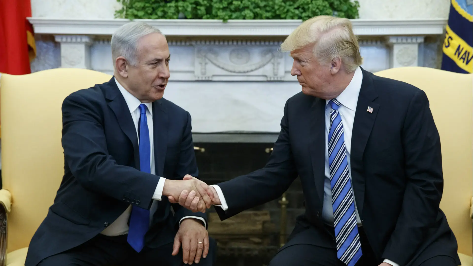 פגישה בין נשיא ארה"ב דונלד טראמפ ורה"מ ביבי נתניהו, בבית הלבן, וושינגטון 5 במרץ 2018 פגישה בין נשיא ארה"ב דונלד טראמפ ורה"מ ביבי נתניהו, בבית הלבן, וושינגטון 5 במרץ 2018