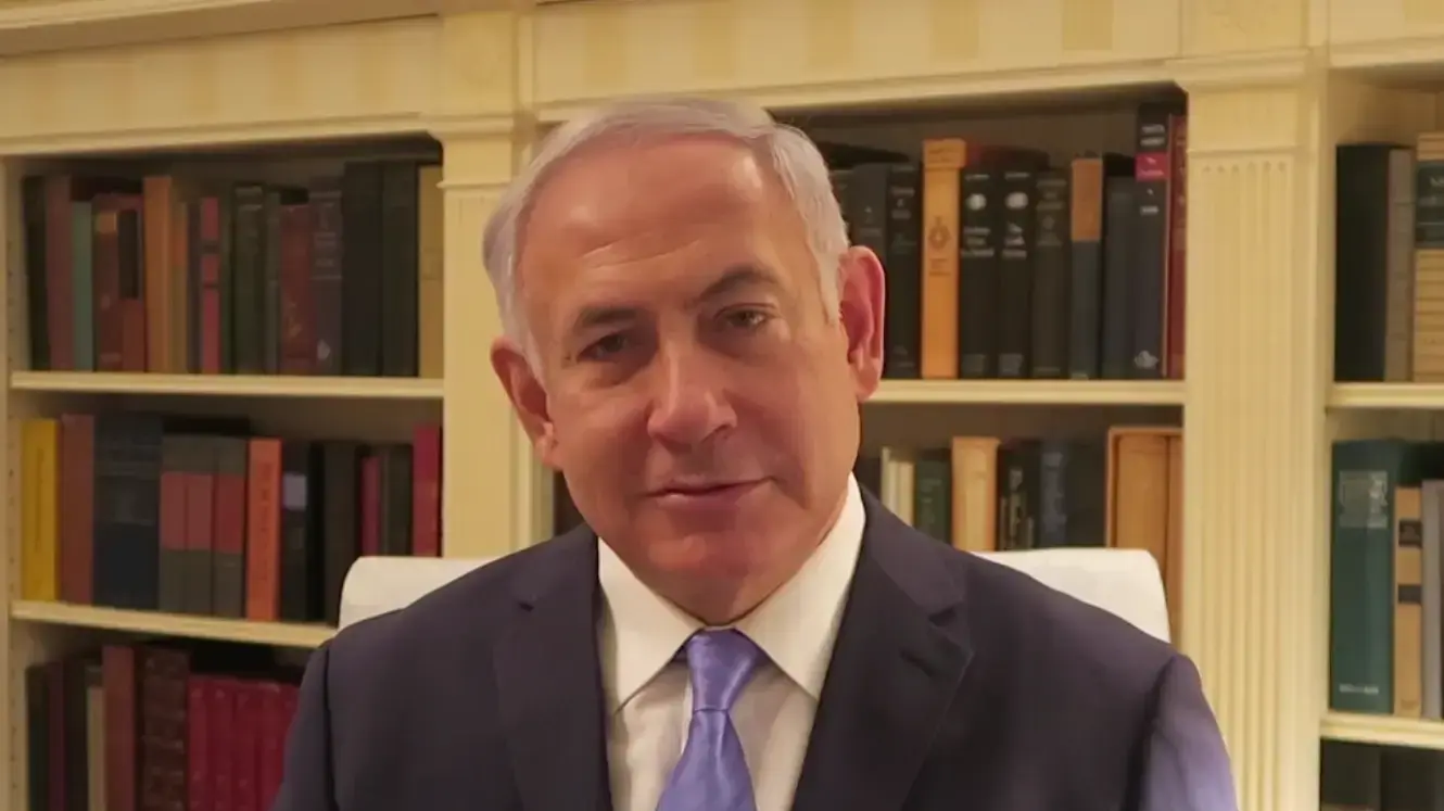 בנימין נתניהו בסרטון שפרסם בעמוד הפייסבוק שלו, מרץ 2018 בנימין נתניהו בסרטון שפרסם בעמוד הפייסבוק שלו, מרץ 2018
