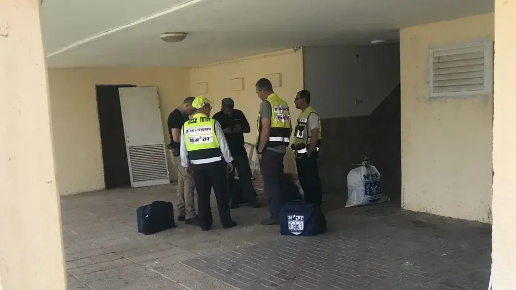 זירת הרצח של יורי כושר מיקנעם זירת הרצח של יורי כושר מיקנעם