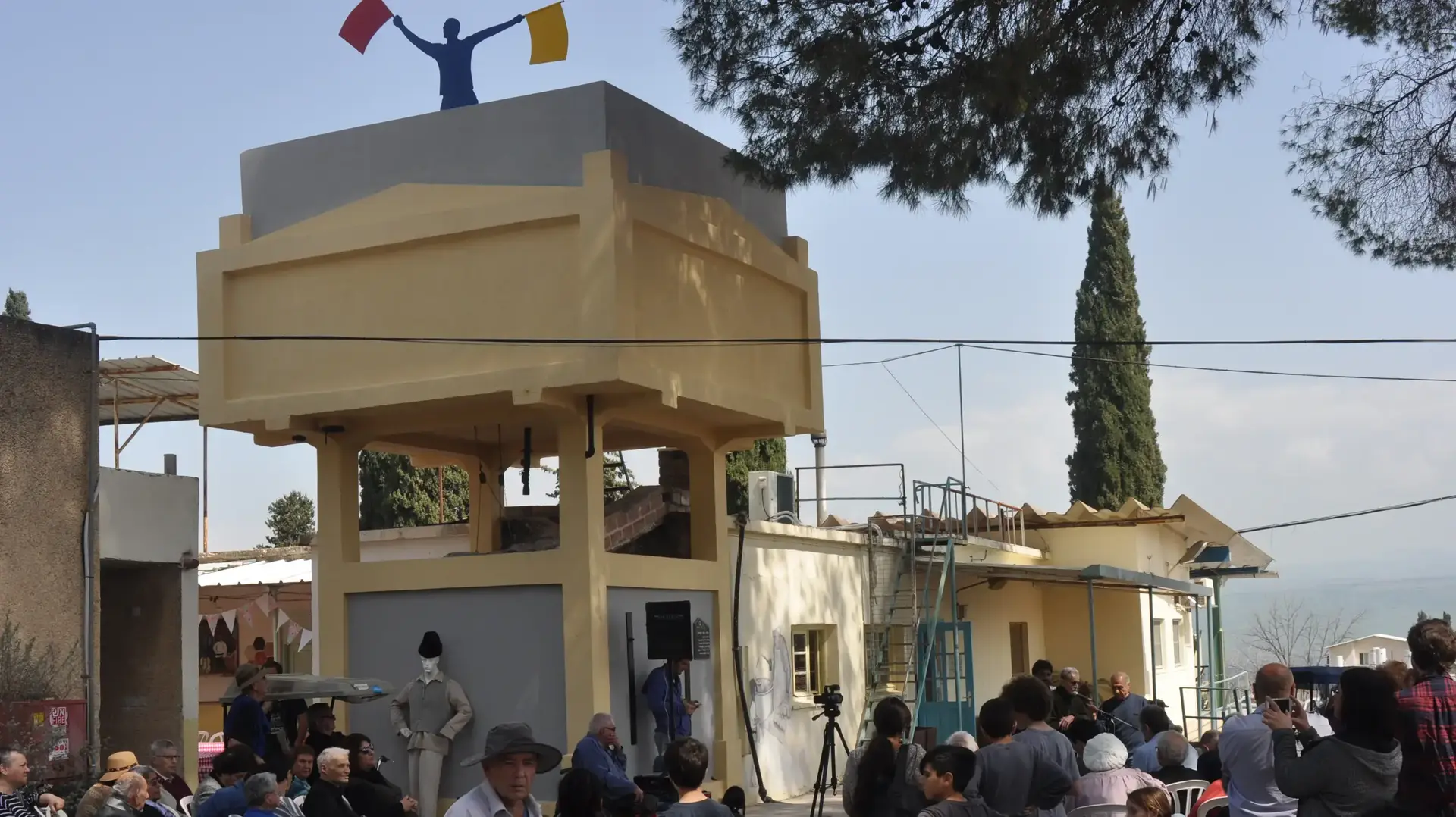 מגדל המים המשופץ באיילת השחר