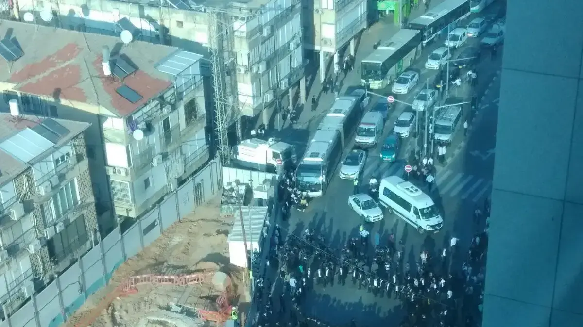 הפגנת הפלג הירושלמי נגד הגיוס 12 במרץ 2018 הפגנת הפלג הירושלמי נגד הגיוס 12 במרץ 2018