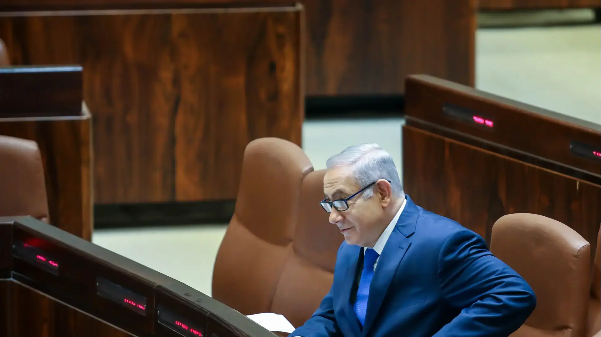 ראש הממשלה בנימין נתניהו במהלך מליאת הכנסת 12 במרץ 2018 ראש הממשלה בנימין נתניהו במהלך מליאת הכנסת 12 במרץ 2018