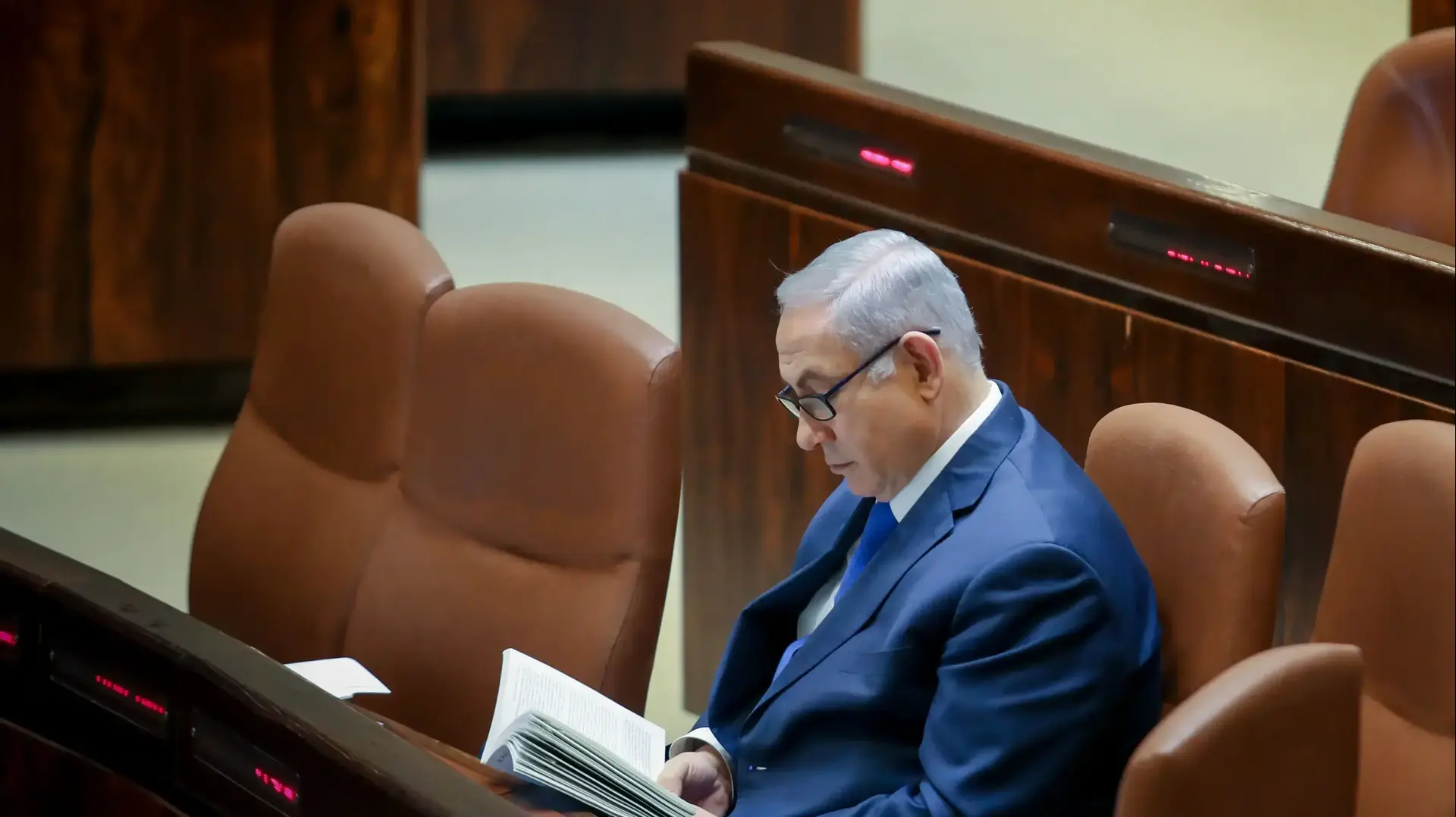 ראש הממשלה בנימין נתניהו במהלך מליאת הכנסת 12 במרץ 2018 ראש הממשלה בנימין נתניהו במהלך מליאת הכנסת 12 במרץ 2018
