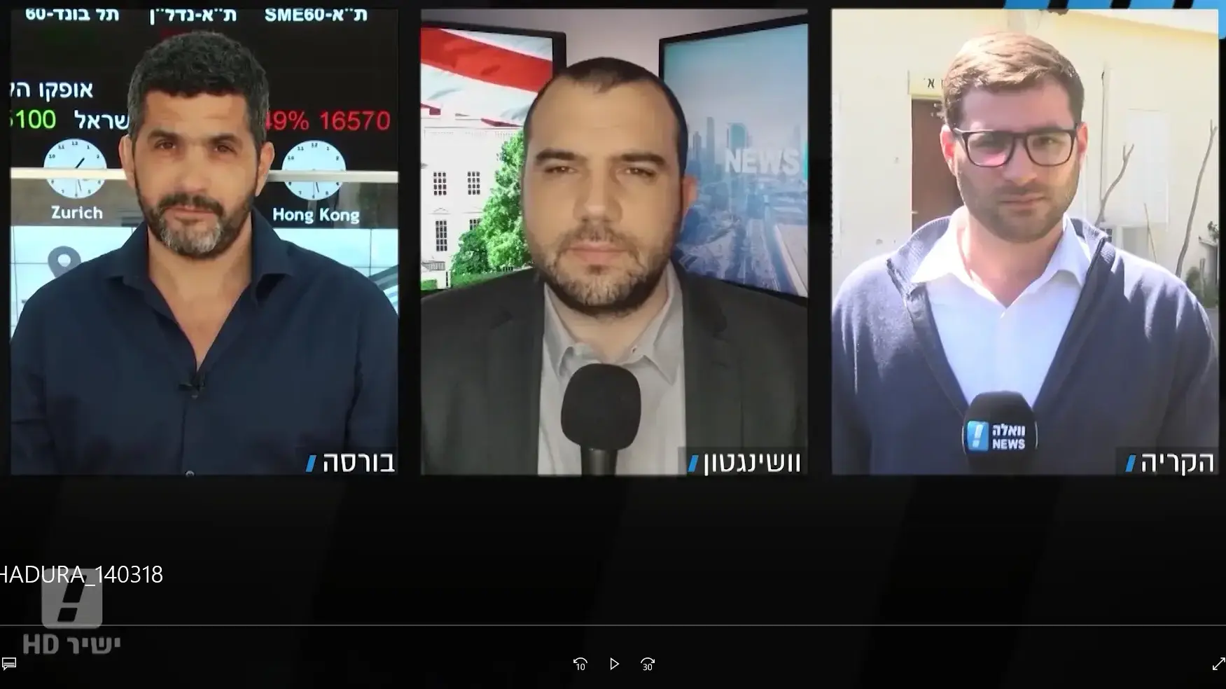 המהדורה המרכזית בהגשת מירי מיכאלי 14.3.18