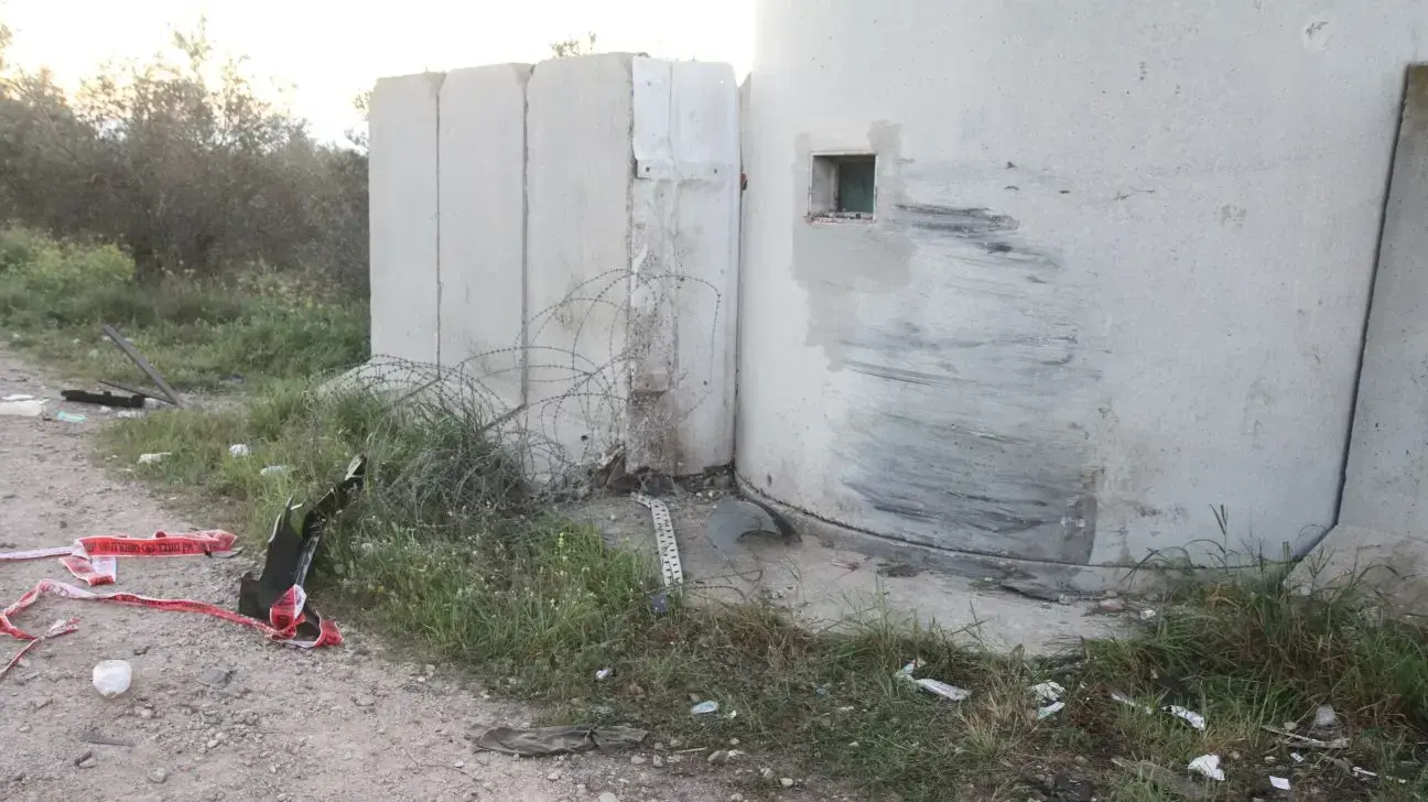 זירת פיגוע הדריסה ליד היישוב מבוא דותן שבצפון השומרון, 17 במרץ 2018 זירת פיגוע הדריסה ליד היישוב מבוא דותן שבצפון השומרון, 17 במרץ 2018