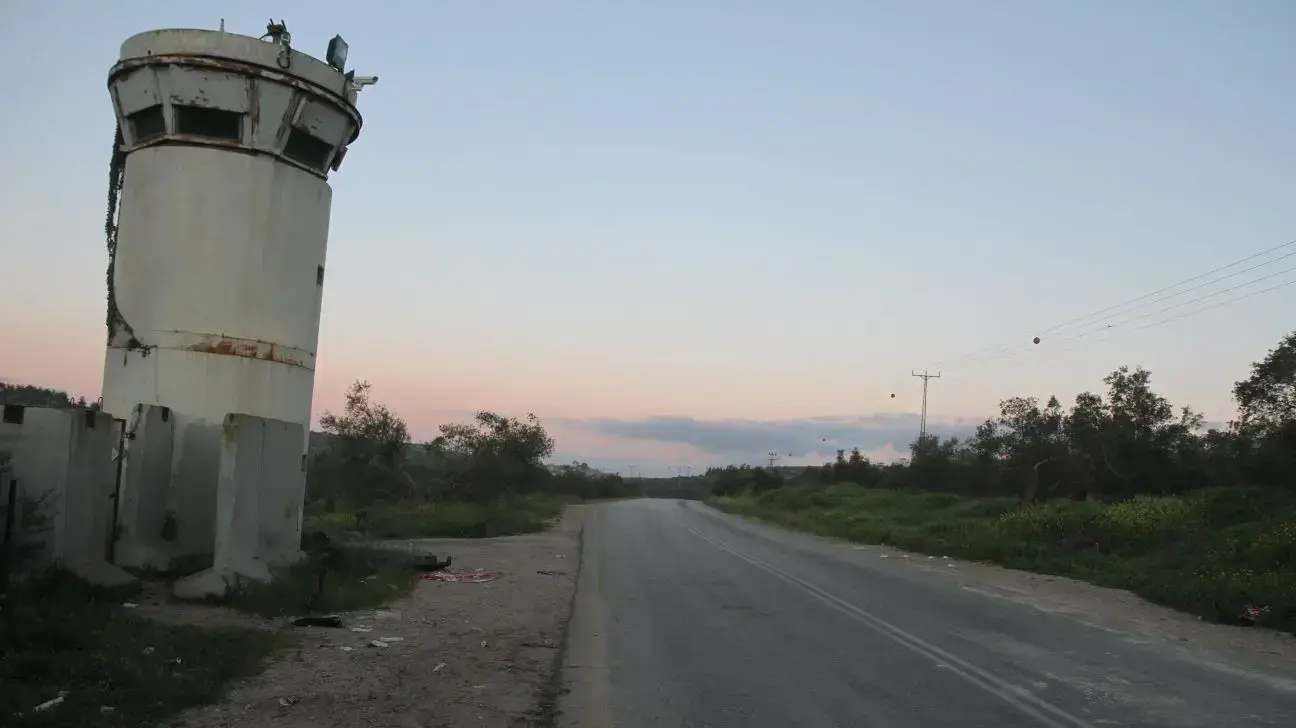 זירת פיגוע הדריסה ליד היישוב מבוא דותן שבצפון השומרון, 17 במרץ 2018 זירת פיגוע הדריסה ליד היישוב מבוא דותן שבצפון השומרון, 17 במרץ 2018
