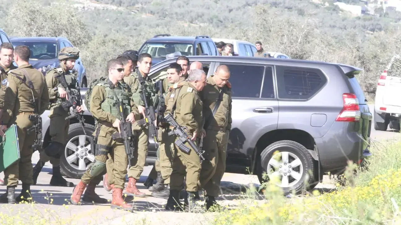 הרמטכ"ל גדי איזנקוט בזירת הפיגוע בצפון השומרון ב-17 במרץ 2018 הרמטכ"ל גדי איזנקוט בזירת הפיגוע בצפון השומרון ב-17 במרץ 2018