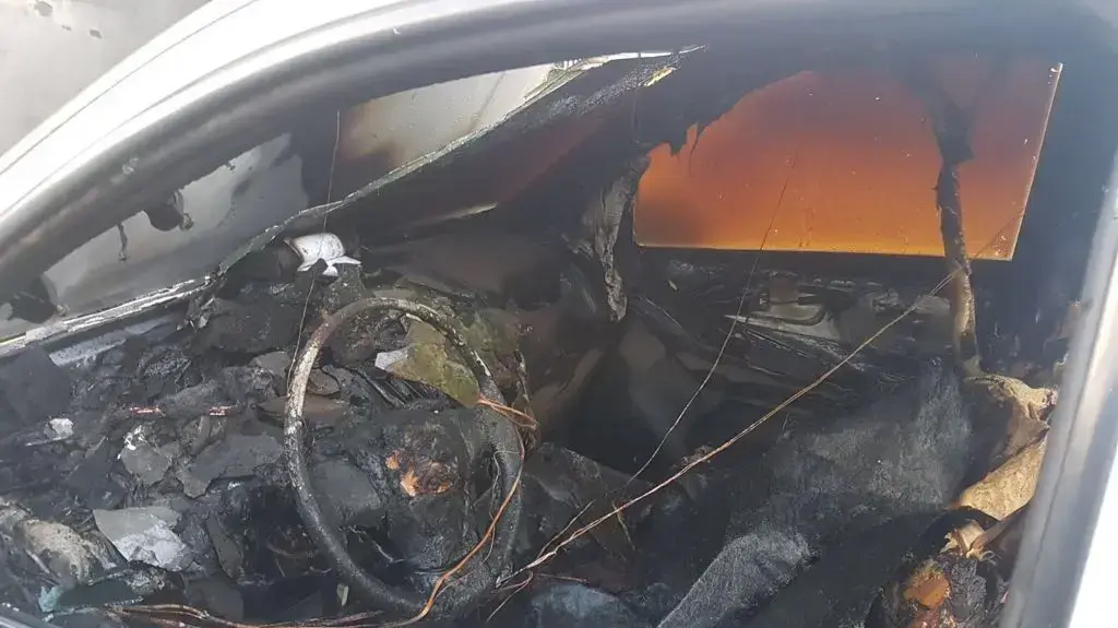 מוכניתו של ראש עיריית טבריה השרופה 18 במרץ 2018 מוכניתו של ראש עיריית טבריה השרופה 18 במרץ 2018