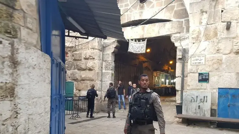 זירת פיגוע דקירה בשער הגיא, ירושלים, 18 במרץ 2018 זירת פיגוע דקירה בשער הגיא, ירושלים, 18 במרץ 2018
