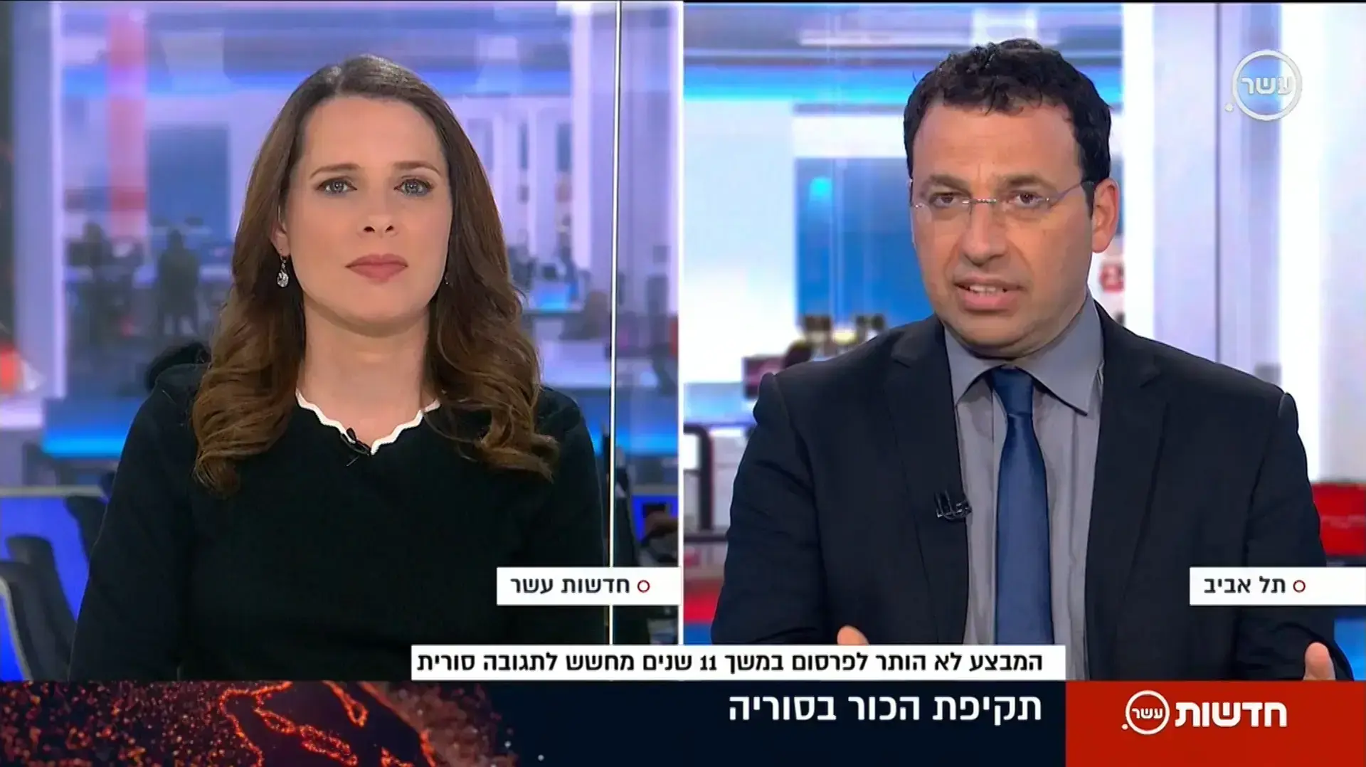 "מחוץ לקופסא", חברת החדשות, ערוץ 10, סוריה "מחוץ לקופסא", חברת החדשות, ערוץ 10, סוריה