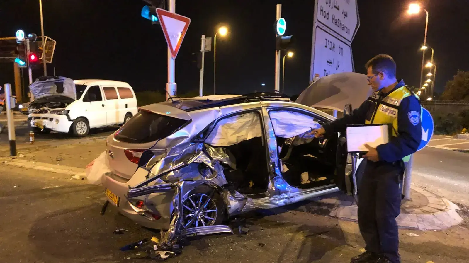 הרוגה בתאונת דרכים ליד כפר סבא הרוגה בתאונת דרכים ליד כפר סבא