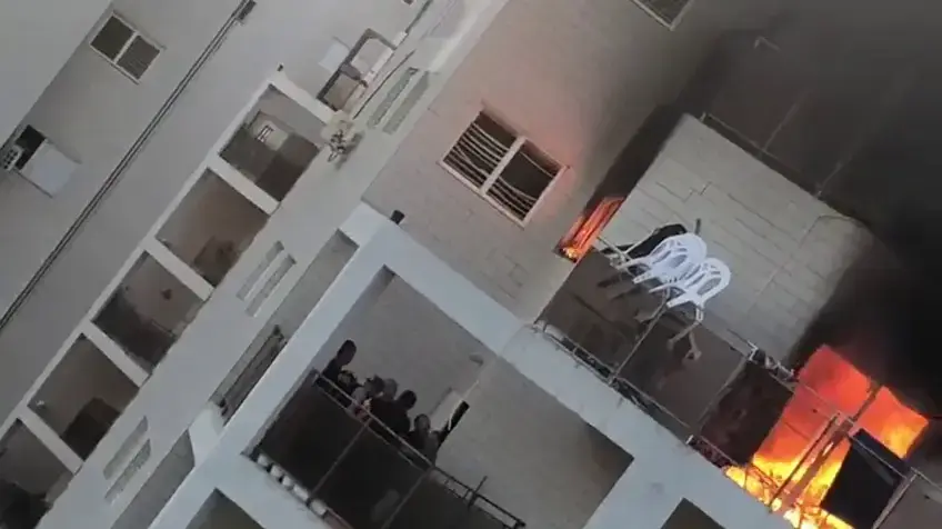 שריפה בבאר שבע, 25 במרץ 2018 שריפה בבאר שבע, 25 במרץ 2018