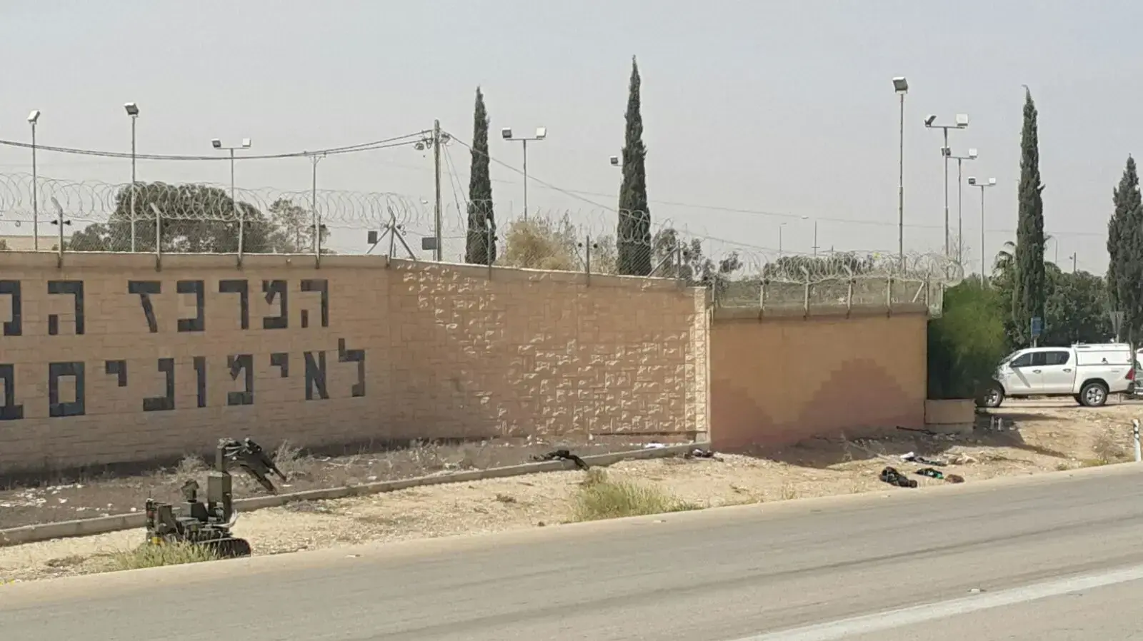 בסיס צאלים בו נתפסו החשודים בחדירה מעזה לישראל