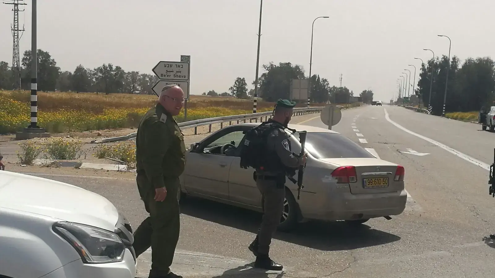 פטרולים של משמרת הגבול בכיסופים בעקבות החשש לחדירה פטרולים של משמרת הגבול בכיסופים בעקבות החשש לחדירה