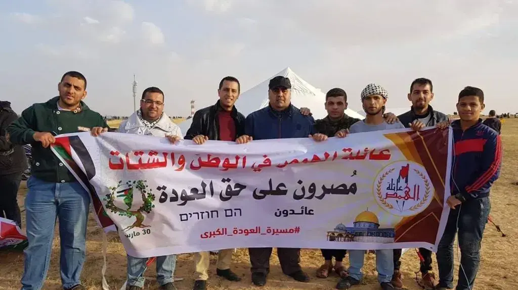 הפלסטינים נערכים להפגנת המיליון ברצועת עזה הפלסטינים נערכים להפגנת המיליון ברצועת עזה
