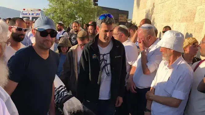 תא''ל אביחי רונצקי, הרב הצבאי הראשי לשעבר, מובא למנוחות, איתמר, 1 באפריל 2018
