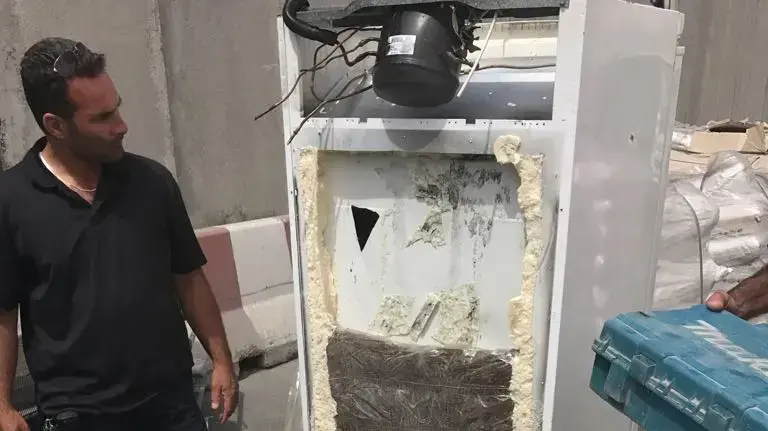 סחורות מוברחות שנתפסו במעבר כרם שלום; מלחמה כלכלית מהלב של המעבר העיקרי לעזה