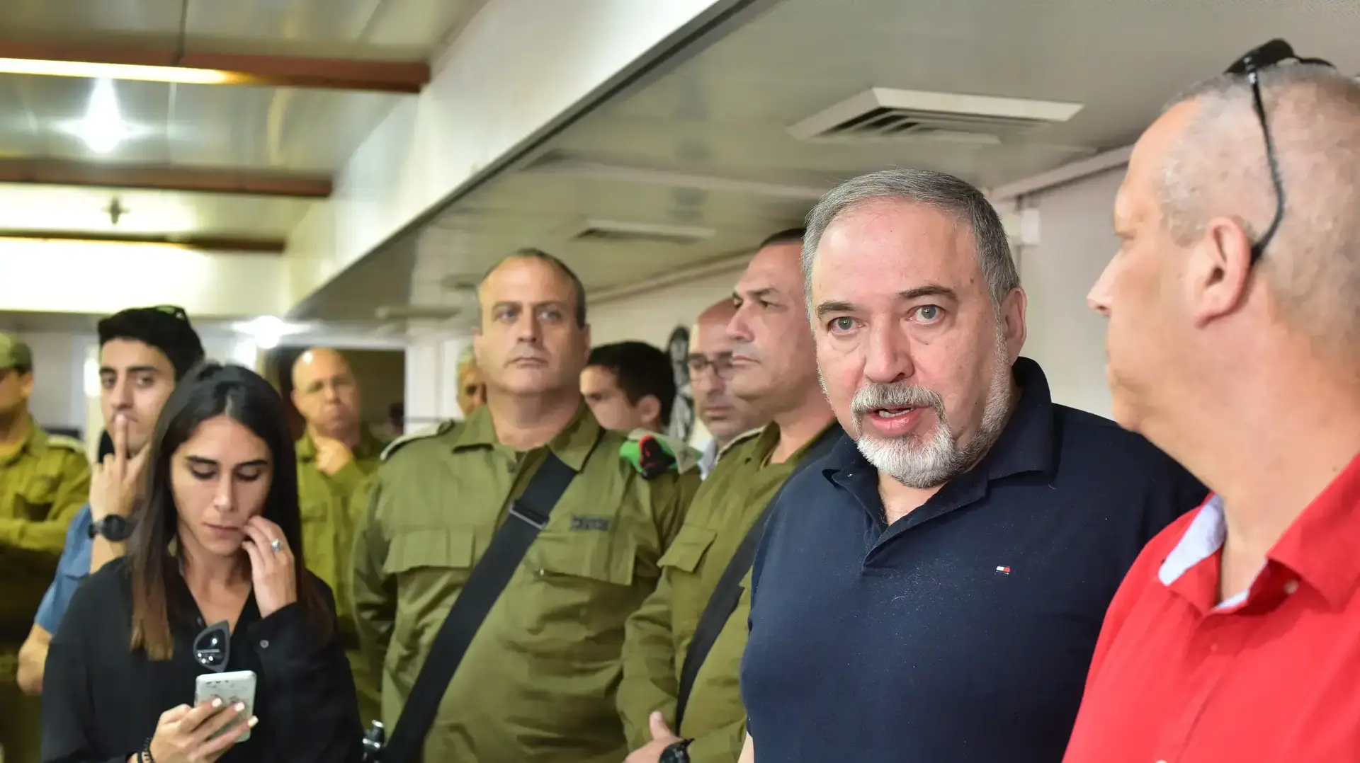 ביקור שר הביטחון, אביגדור ליברמן בקיבוץ חולית 3 באפריל 2018 