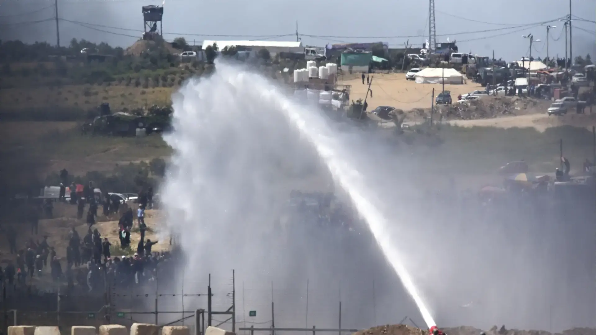 מחאת הצמיגים עימותים גבול רצועת עזה צה"ל זרנוק, 6 באפריל 2018
