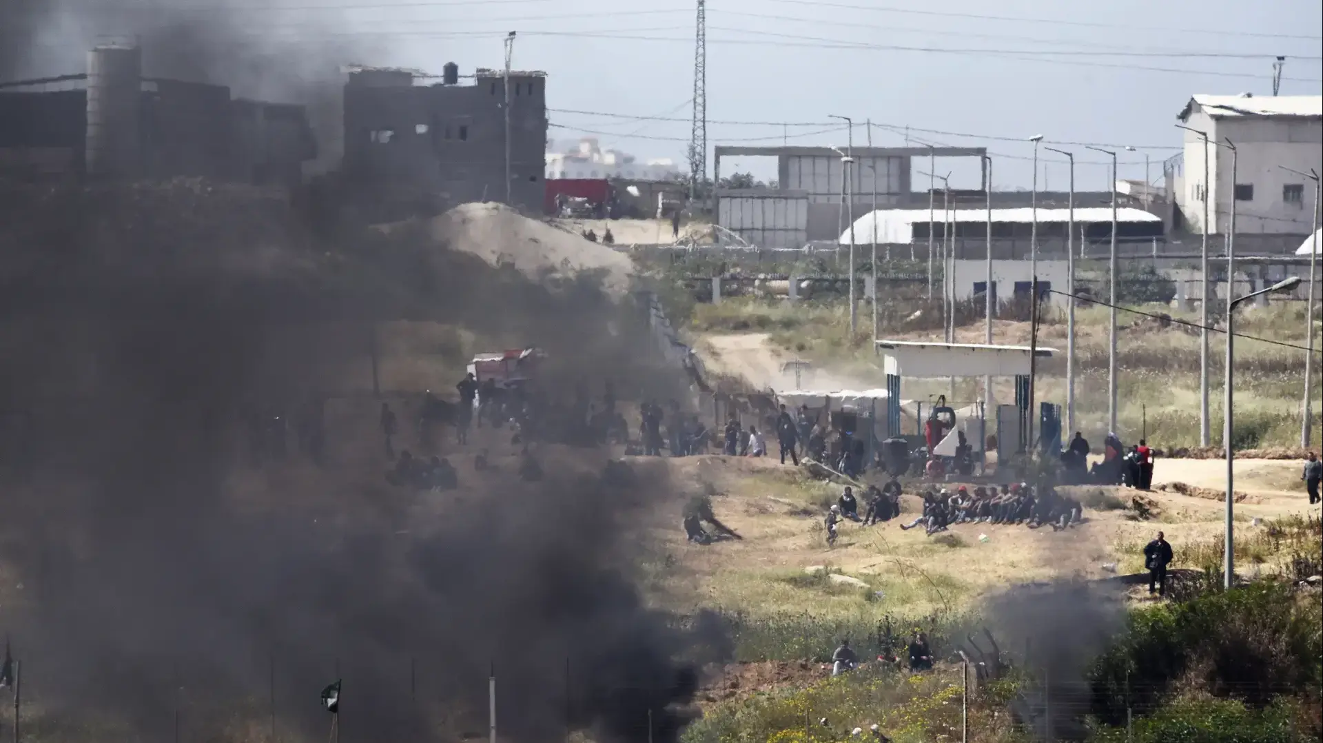 מחאת הצמיגים עימותים גבול רצועת עזה צה"ל, 6 באפריל 2018 מחאת הצמיגים עימותים גבול רצועת עזה צה"ל, 6 באפריל 2018
