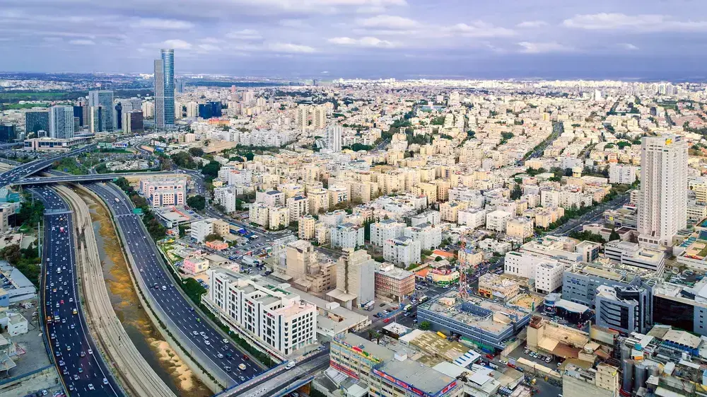 רמת גן, אזור הבורסה, מזרח תל אביב, נתיבי איילון רמת גן, אזור הבורסה, מזרח תל אביב, נתיבי איילון
