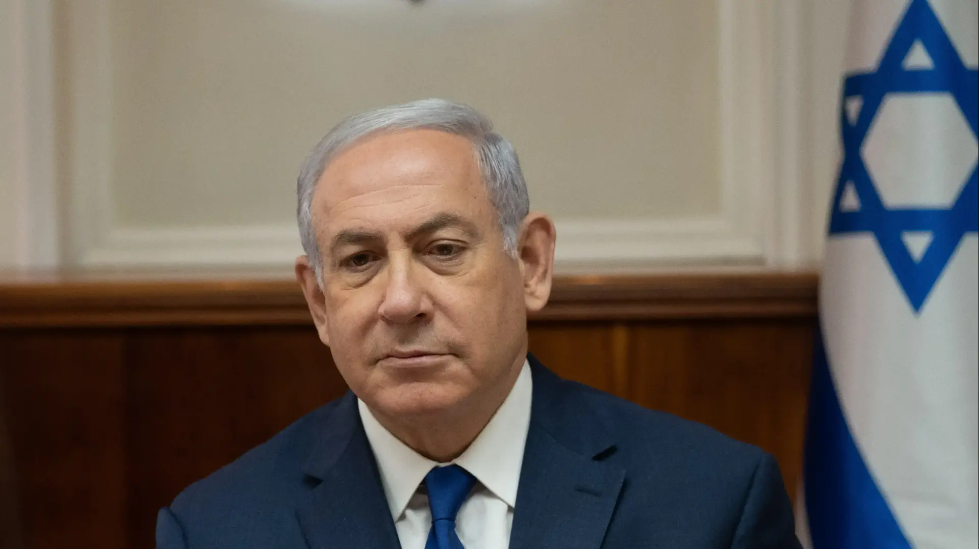 ראש הממשלה בנימין נתניהו בישיבת ממשלה, 11 באפריל 2018