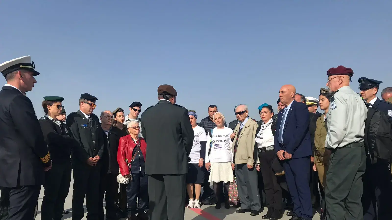 משלחת צה"ל למצעד החיים בפולין לפני יציאותו משלחת צה"ל למצעד החיים בפולין לפני יציאותו