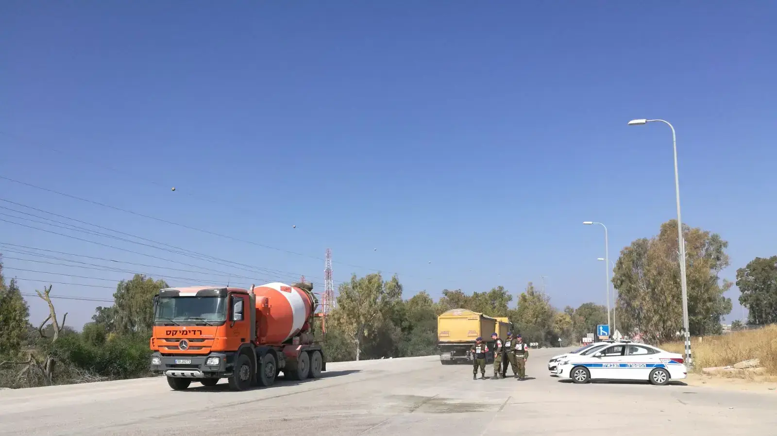 כוחות פרוסים באזור חשיפת המהנרה 15 בפאריל 2018 כוחות פרוסים באזור חשיפת המהנרה 15 בפאריל 2018