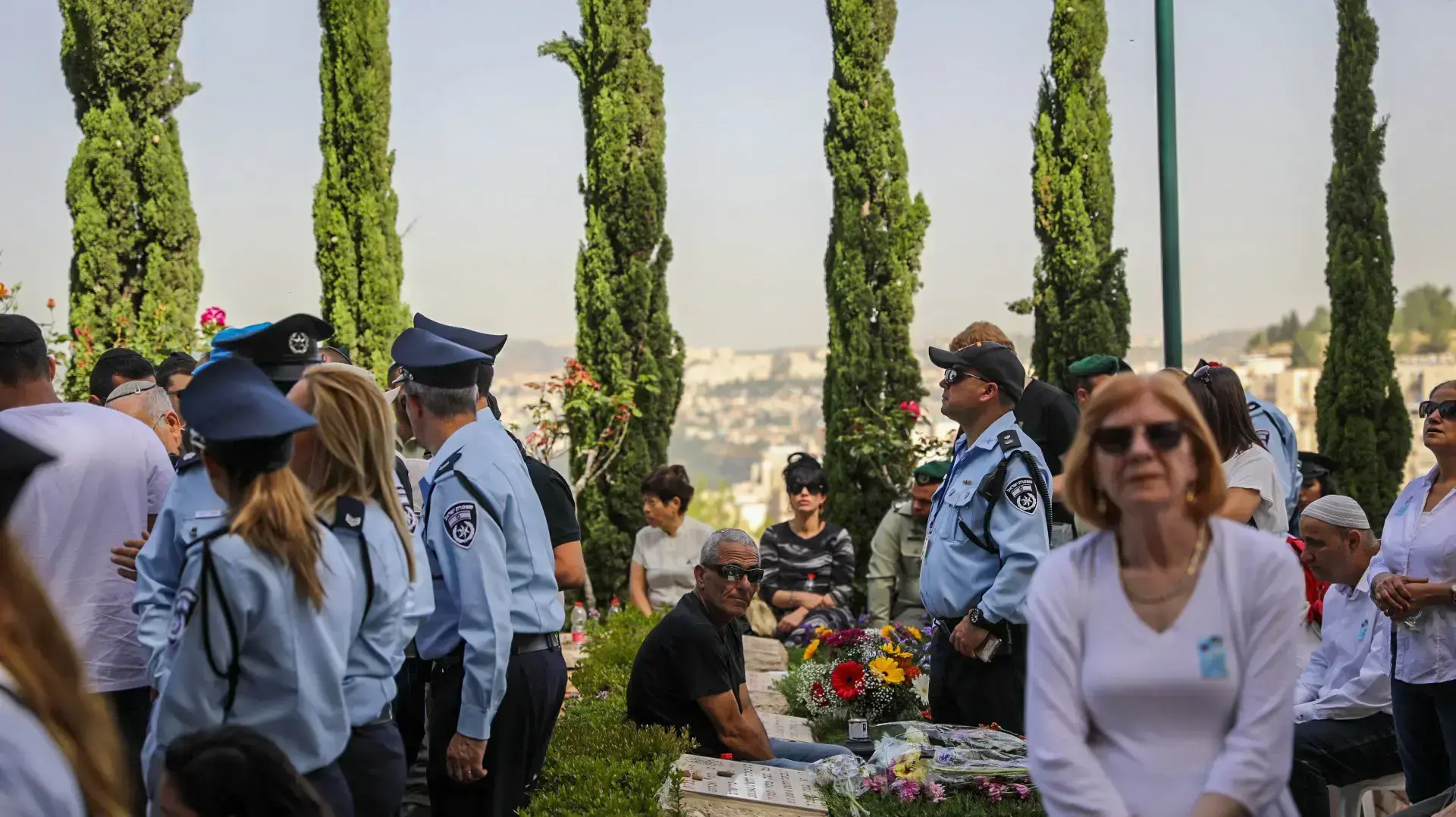 טקס יום הזיכרון לחללי צה"ל, הר הרצל, ירושלים 18 באפריל 2018 