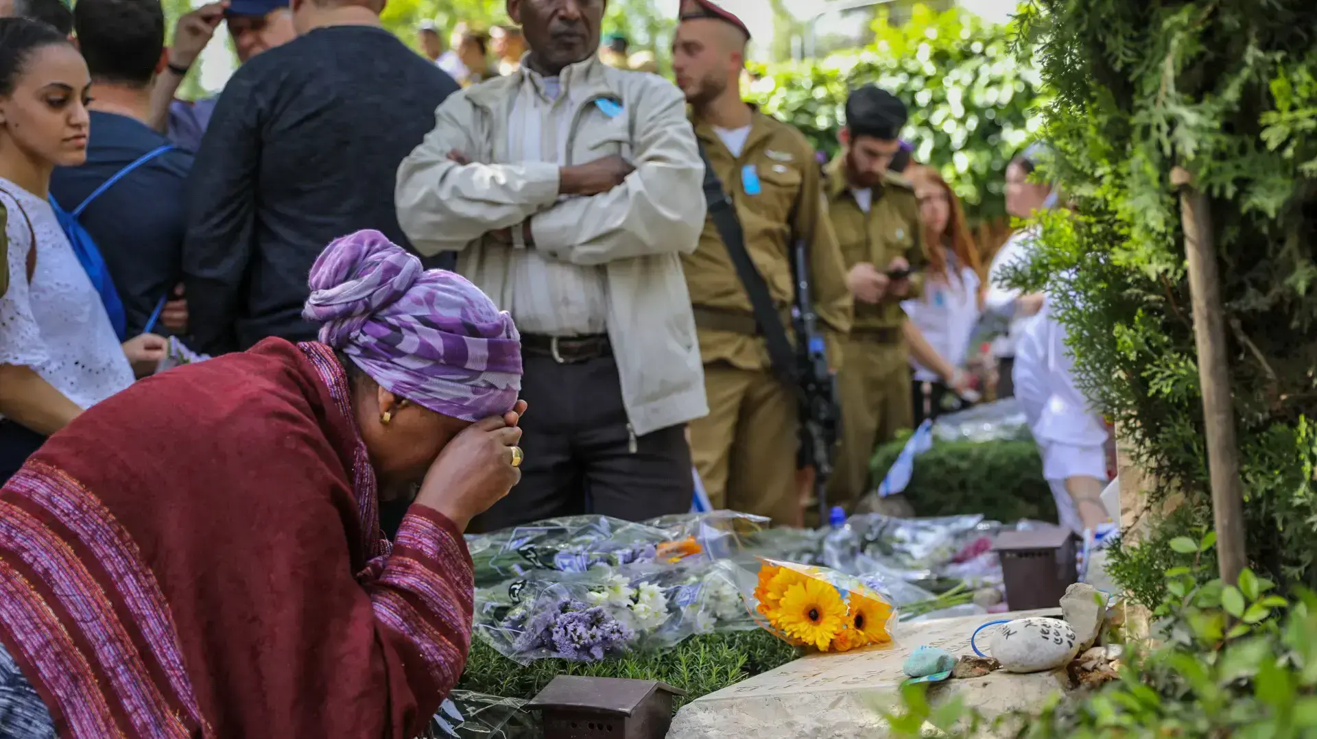 טקס יום הזיכרון לחללי צה"ל, הר הרצל, ירושלים 18 באפריל 2018 
