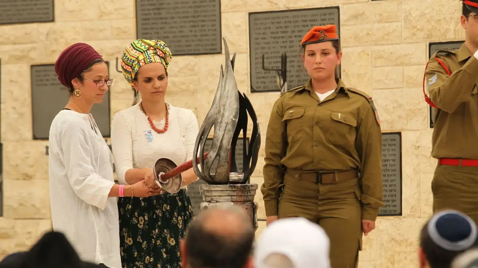 טקס יום הזיכרון לנפגעי פעולות האיבה, הר הרצל, ירושלים 18 באפריל 2018 

