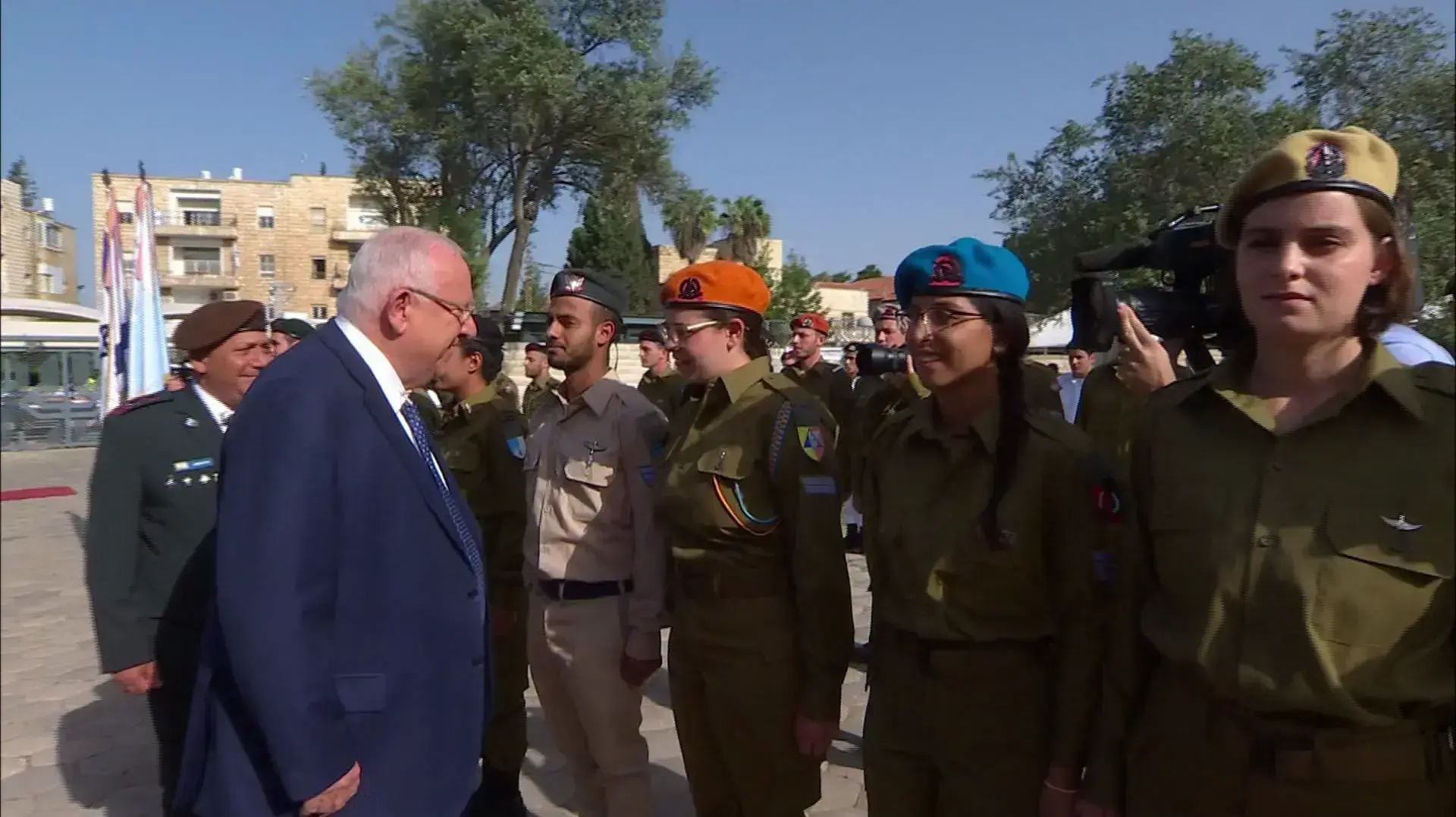 נשיא המדינה, רובי ריבלין מברך את החיילים המצטיינים לשנת תשע"ח, בית הנשיא, 19 באפריל 2018